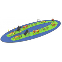 Готовый проект спортивно-игровой площадки Паркур-5